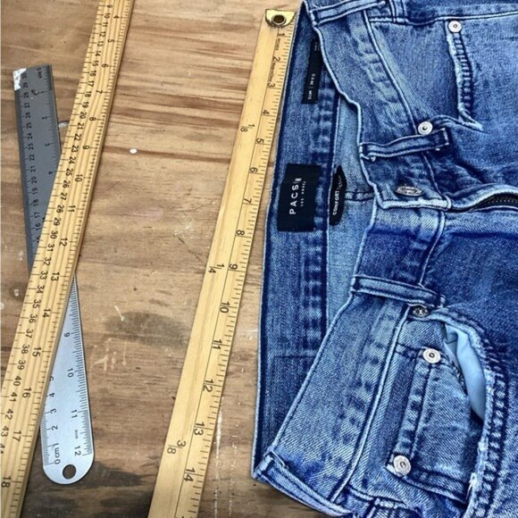 cowgirl argyle boho cozy grandpa dad Pacsun mens Jeans size 30/32 - Picture 3 of 4